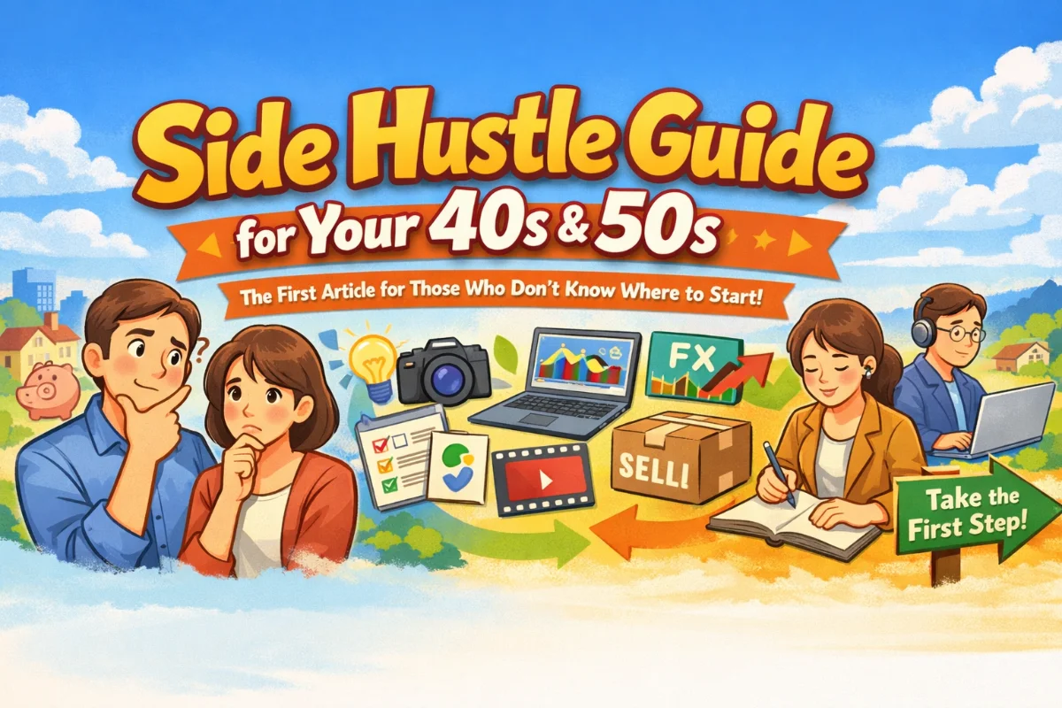 40代・50代からの副業入門｜何をやったらいいかわからない人が、最初に読む記事