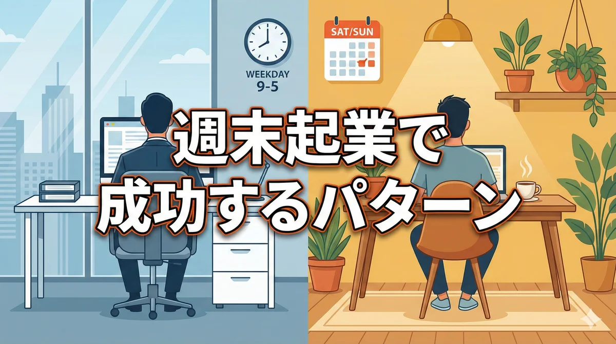 会社員が週末起業で成功するパターン