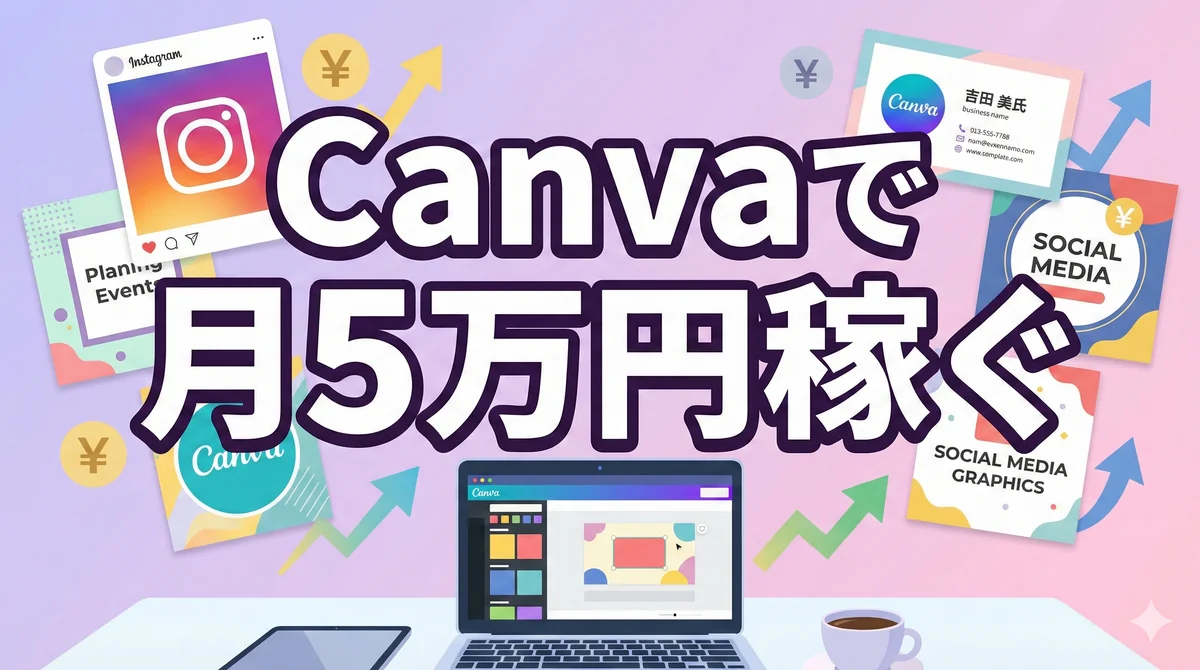 Canvaで月5万円稼ぐテンプレート販売術