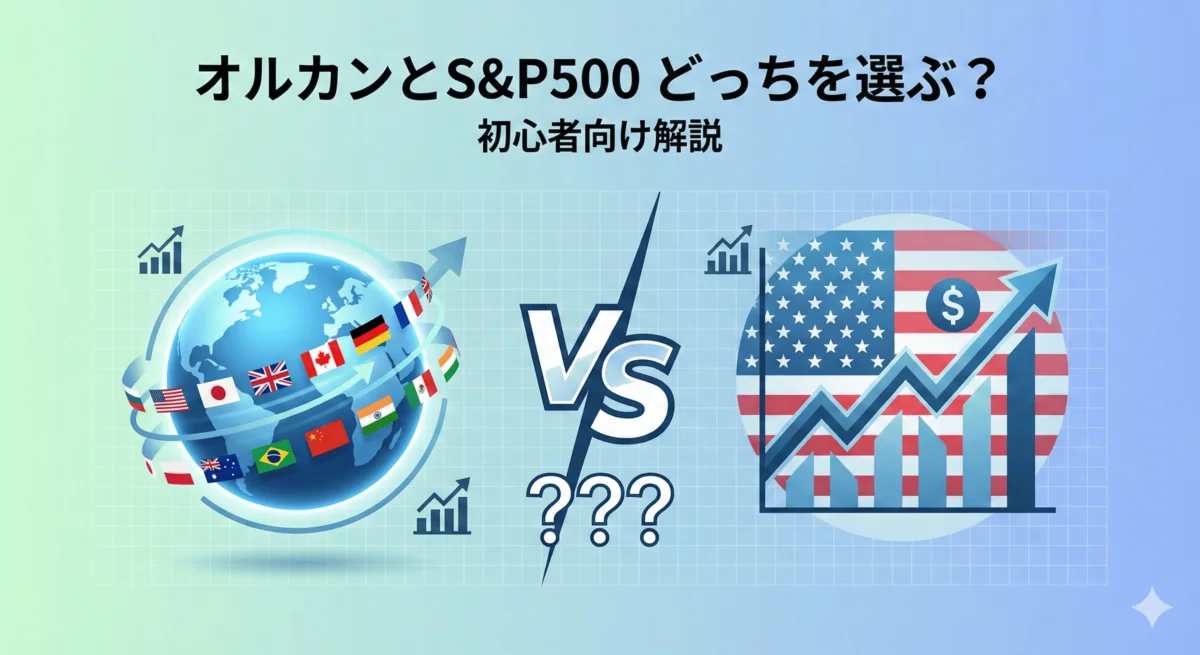 オルカンとS&P500どっちを選ぶ？初心者向け解説