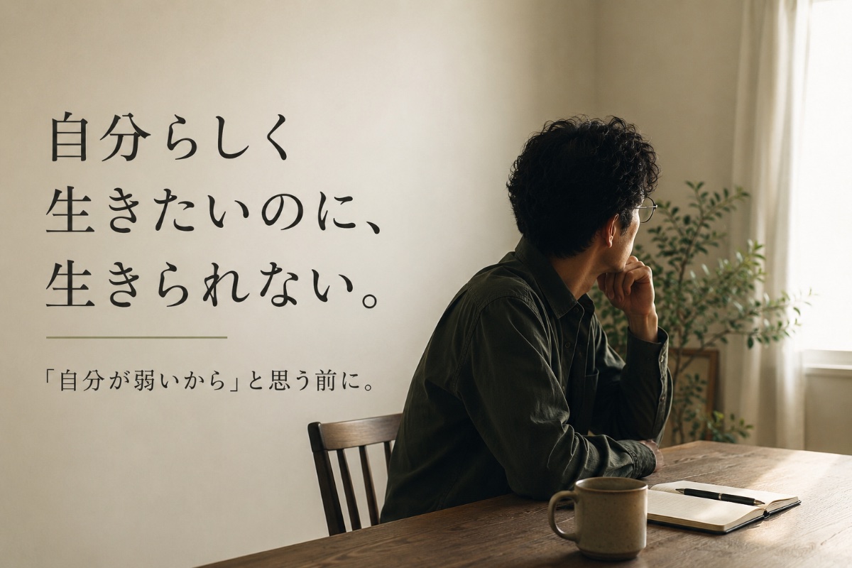 『自分らしく生きたいのに、生きられない。』人の目、社会の「普通」、無意識の圧力。心理学、作業療法学を元に考えたこと
