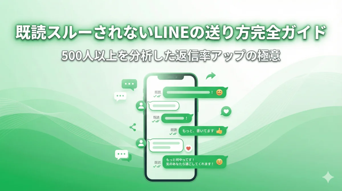 既読スルーされないLINEの送り方完全ガイド